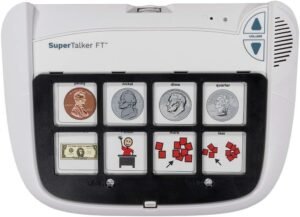 AbleNet SuperTalker FeatherTouch AAC Device - Multi-Level Communicator for Speech AbleNet SuperTalker FeatherTouch AAC Device - Multi-Level Communicator for Speech Therapy, Special Needs, and Autism Support - Durable, Easy-to-Use Assistive Technology Product Number: 10000031