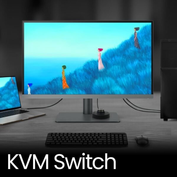 BenQ PD2706U 27-inch 4K Monitor, 90W USB-C, UHD, P3, sRGB, Rec.709, DisplayHDR 400, IPS, AQCOLOR Technology, Factory-Calibrated, Color Mode, DualView, Darkroom Mode, Animation Mode, CAD/CAM Mode, KVM