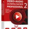 Video and Audio Downloader PRO 2 software for YouTube – download your favorite YouTube videos as MP4 video or MP3 audio – compatible with Windows 11, 10, 8