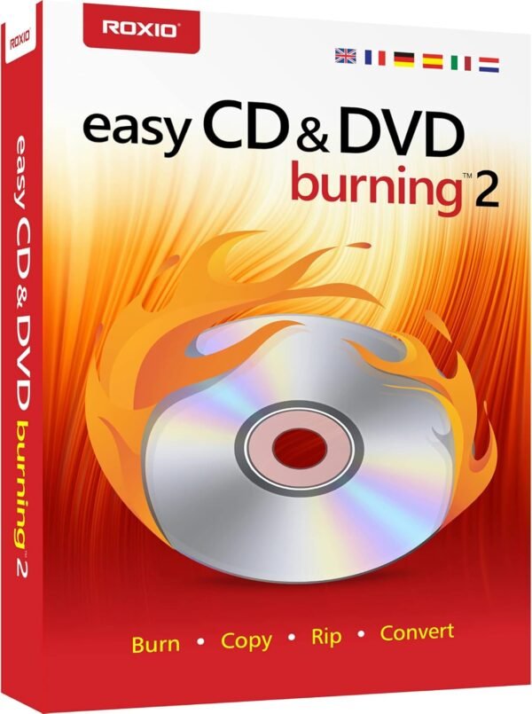 Corel Easy CD & DVD Burning 2 | Disc Burner & Video Capture [PC Disc]