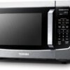 TOSHIBA ML-EM45PIT(SS) Countertop Microwave Oven with Inverter Technology, Kitchen Essentials, Smart Sensor, Auto Defrost, 1.6 Cu.ft, 13.6" Removable Turntable, 33lb.&1250W, Stainless Steel