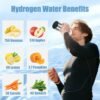71LanTXdrhL._SL1500_.jpg 2025 New Hydrogen Water Generator Bottles, Portable Hydrogenated Water Bottle with SPE PEM Technology, 420ml Hydrogen Water Bottle Generator, Rechargeable Ionizer Machine for Home, Office, and Travel