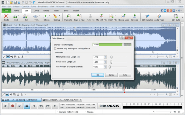 WavePad Free Audio Editor – Create Music and Sound Tracks with Audio Editing Tools and Effects [Download]
