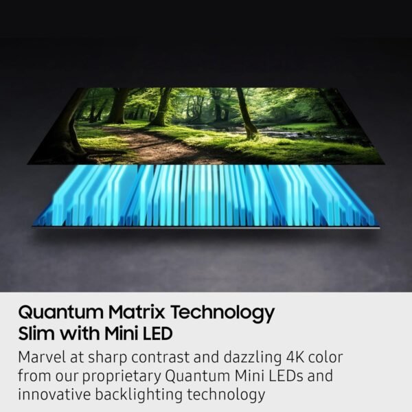 Samsung 55-Inch Class Neo QLED QN70F 4K Mini LED Smart TV (2025 Model) NQ4 AI Gen2 Processor, Quantum Matrix Technology Slim, Motion Xcelerator 144Hz, Samsung Vision AI, Alexa Built-in