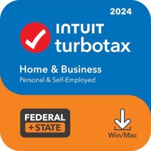 TurboTax Home & Business 2024 Tax Software, Federal & State Tax Return [PC/MAC (MacOS Ventura 13 or Sonoma 14 is required for TurboTax Desktop 2024) Download