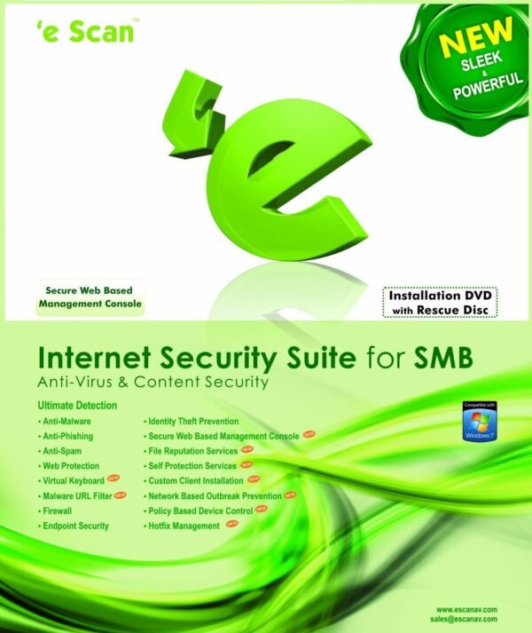 eScan Internet Security Suite ( ISS) for SMB 10 users 3 years [Download]