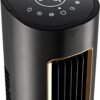 71sLjFQUKKL._AC_SL1500_.jpg LASKO Pinnacle 40” Tower Fans for Home, 32 ft/s Airflow, Quiet 24dB, 90° Oscillation, Standing Fan for Bedroom with 24 Hour Timer, DC Motor, Air Filter for Hair & Dust, Night Light, Remote, DST100