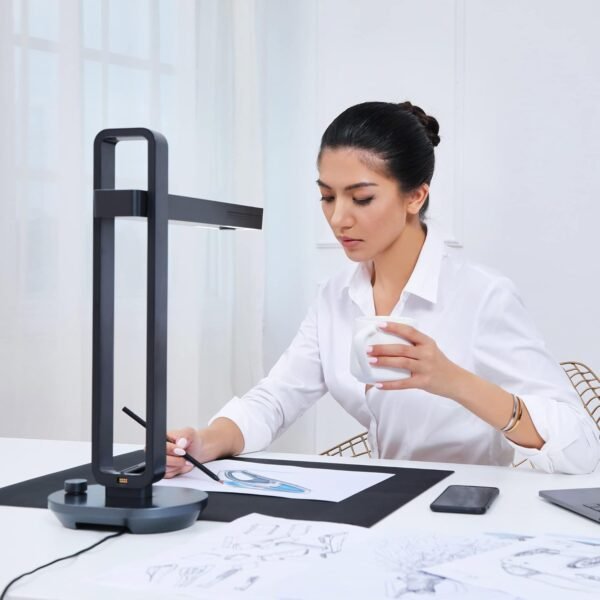 71wKQjRA4L._AC_SL1500_.jpg CZUR Aura Pro Portable Book Scanner, A3 Document Scanner, Auto-Flatten & Fingerprint Removal Technologies, Multi-Language OCR, 90° Foldable, for Mac & Windows