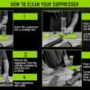 Breakthrough Clean Technologies Suppressor Cleaning Kit, 16oz. Removes Carbon and Lead depsosits