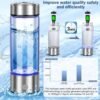81LoF0bLrLL._SL1500_.jpg 2025 New Hydrogen Water Generator Bottles, Portable Hydrogenated Water Bottle with SPE PEM Technology, 420ml Hydrogen Water Bottle Generator, Rechargeable Ionizer Machine for Home, Office, and Travel
