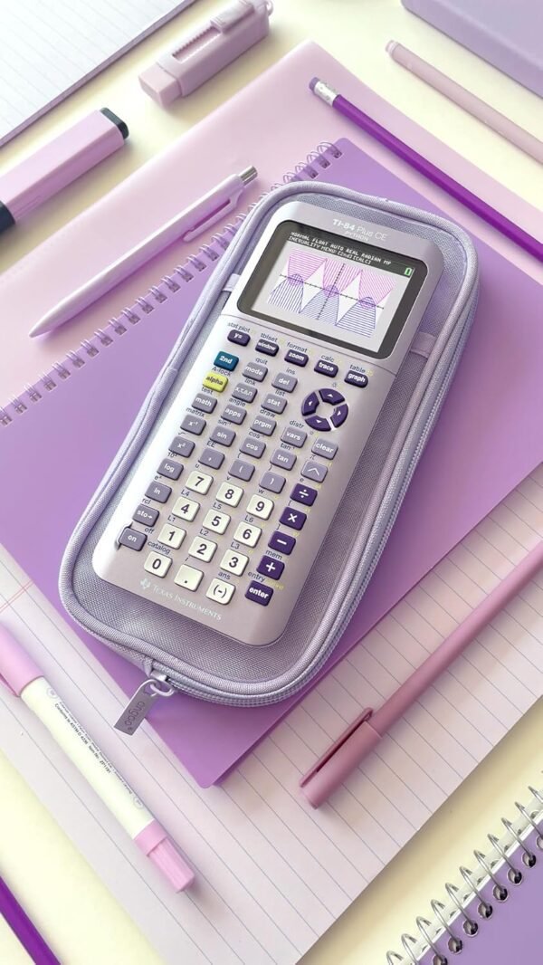 TI-84 Plus CE Python Enhanced Graphing plus Software, Iris/Purple