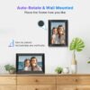 Uhale Digital Picture Frame 32GB Storage 10.1 Inch WiFi Electronic Photo Frames SD Card Slot IPS Touch Screen HD Display Auto Rotate Slideshow Share Videos Photos Instantly Send Wishes Remotely