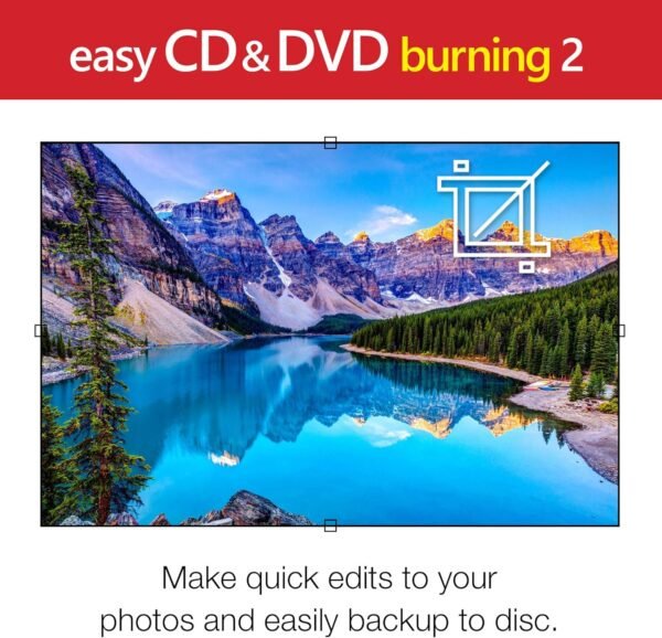 Corel Easy CD & DVD Burning 2 | Disc Burner & Video Capture [PC Disc]
