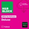 H&R Block Tax Software Deluxe 2024 Win/Mac with Refund Bonus Offer (Amazon Exclusive) [PC/Mac Online Code]