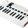 Arturia MiniLab 3 - Universal MIDI Controller for Music Production, with All-in-One Software Package - 25 Keys, 8 Multi-Color Pads - White