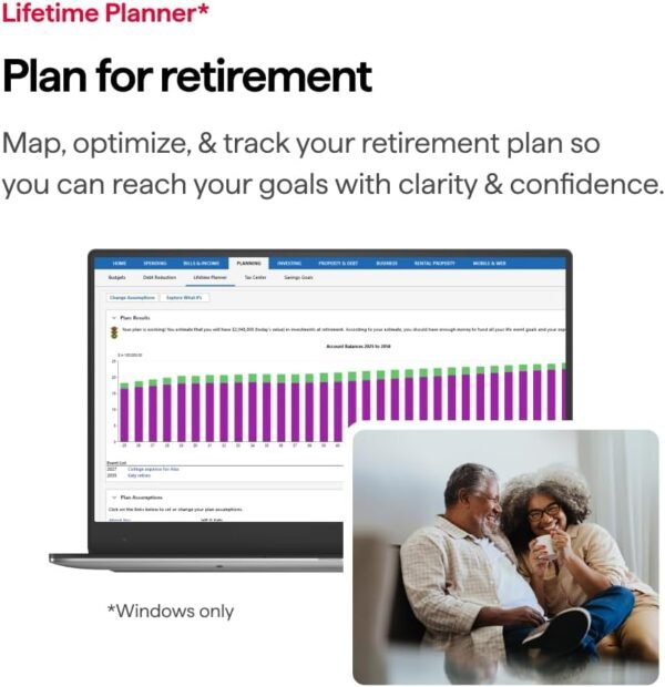 Quicken Classic Premier for New Subscribers| 1 Year [PC/Mac Online Code]