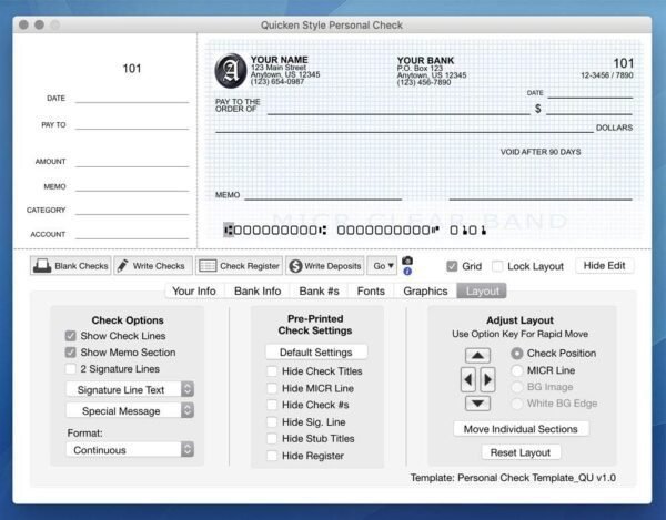 CheckBuilderPro - Windows & Mac Check Printing Software