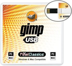 GIMP Photo Editor 2025 on USB | Compatible with Adobe Photoshop Elements CC CS6 CS5 15 | Premium Professional Image Editing Software for Windows 11 10 8 7 Vista XP PC & Mac - No Subscription Required!