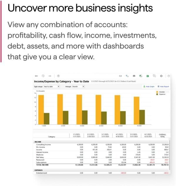 QUICKEN CLASSIC BUSINESS & PERSONAL FOR NEW SUBSCRIBERS| 1 Year [PC/Mac Online code]
