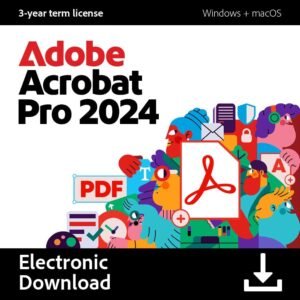 Adobe Acrobat Pro 2024| PC/Mac Code | Software Download | Adobe Acrobat Pro 2024| PC/Mac Code | Software Download | PDF Software | 3-year term license | non-renewing | Activation Required