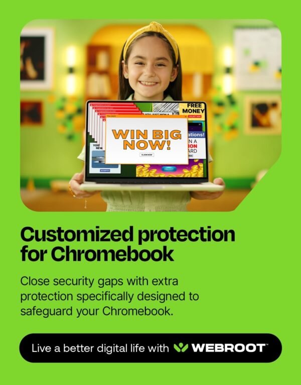 71DxZAzQe2L._AC_SL1500_.jpg Webroot Internet Security Complete | Antivirus Software 2025 | 5 Device | 1 Year Keycard for PC/Mac/Chromebook/Android/IOS + Password Manager, Performance Optimizer and Cloud Backup | Packaged Version