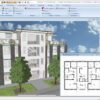 Home design and 3D construction software compatible with Windows 11, 10, 8.1, 7 - Plan and design buildings from initial rough sketches to the finished blueprints - 3D CAD 8 Professional
