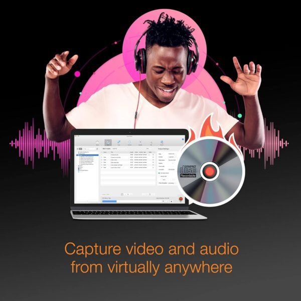 Roxio Toast 20 Pro | CD, DVD & Blu-ray Burner for Mac | Digital Media Management & Creativity Software Suite [Mac Download]