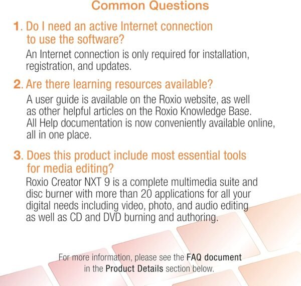 Roxio Creator NXT 9 | Multimedia Suite and CD/DVD Disc Burning Software [PC Download]