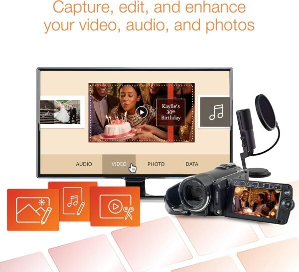 Roxio Creator NXT 9 | Multimedia Suite and CD/DVD Disc Burning Software [PC Download]