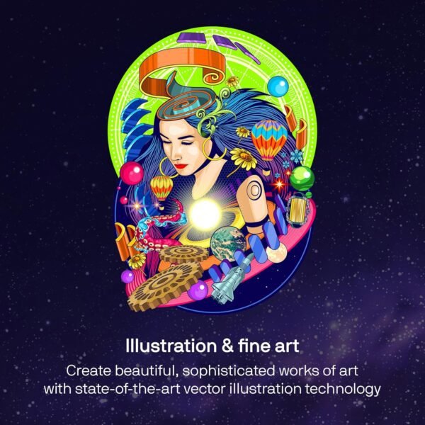 CorelDRAW Graphics Suite 2025 | Education Edition | Graphic Design Software for Professionals | Vector Illustration, Layout, and Image Editing [PC/Mac Download]