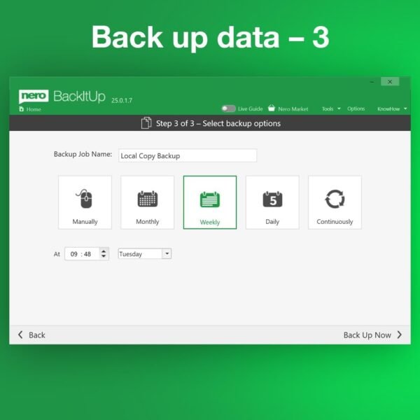 Nero Backup software | data backup, data recovery, cloud, auto backup, recovery, fully automated backups | Unlimited license | 1 PC | Windows 11/10/8/7