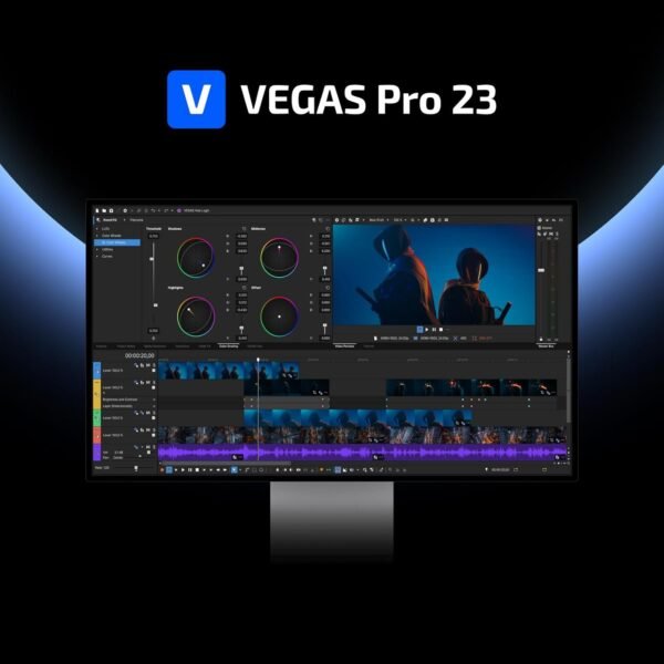 VEGAS Pro 23 — All-in-one software for video, audio and VEGAS Pro 23 — All-in-one software for video, audio and post-production | Video editing software| Video editing program | Windows 11 PC | 1 license for 2 devices