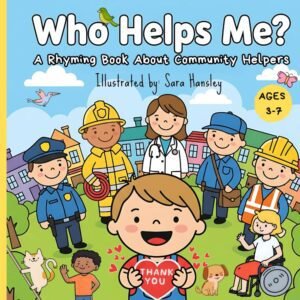 Who Helps Me?: A Rhyming Picture Book About Community Helpers (Firefighters, Doctors, Teachers & More) for Kids Ages 3–7 (Who Helps Me? Series: A Rhyming Picture Book Series About Community Helpers)