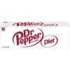 Diet Dr Pepper Soda, 12 fl oz cans, 12 pack