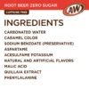 A&W Zero Sugar Root Beer Soda, 12 fl oz cans, 12 pack
