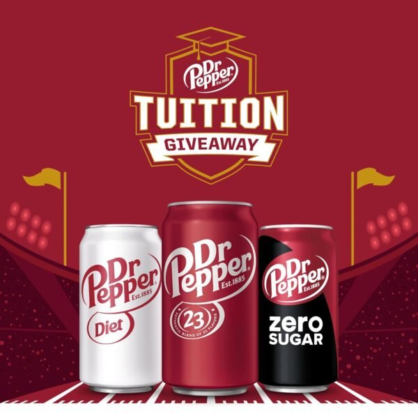 Diet Dr Pepper Soda, 12 fl oz cans, 12 pack