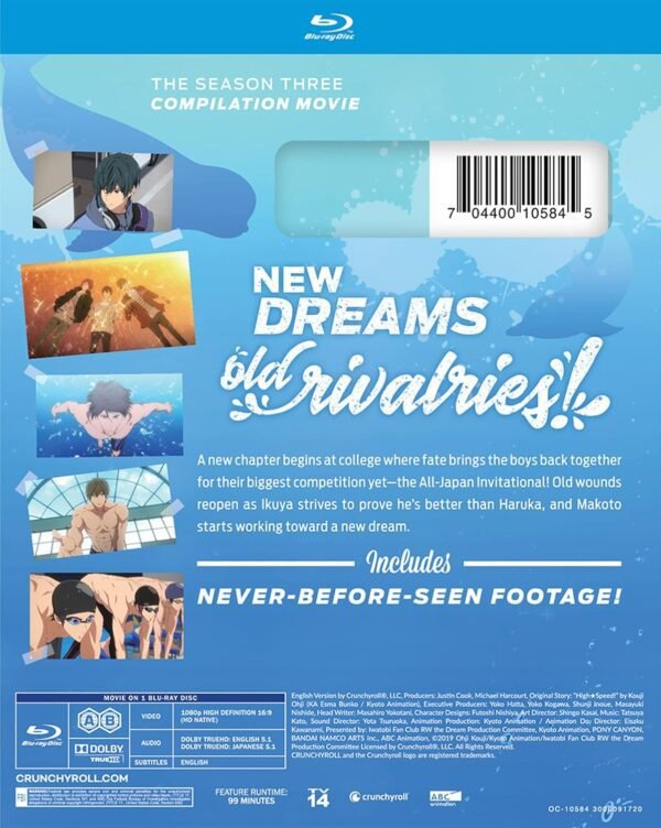 Free! Road to the World: The Dream - The Movie [Blu-ray]