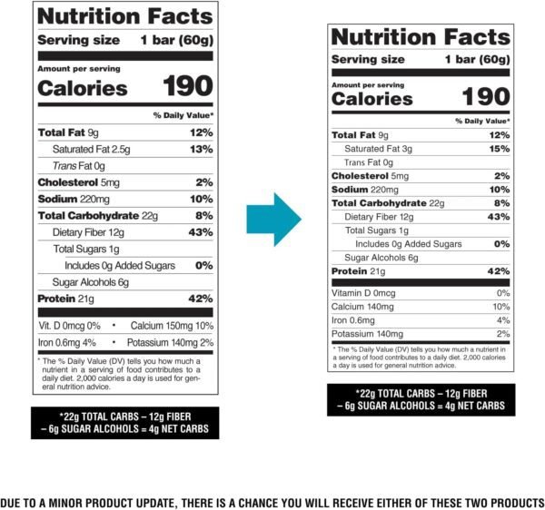 Quest Nutrition Chocolate Chip Cookie Dough Protein Bars, High Protein, Low Carb, Gluten Free, Keto Friendly, 12 Count