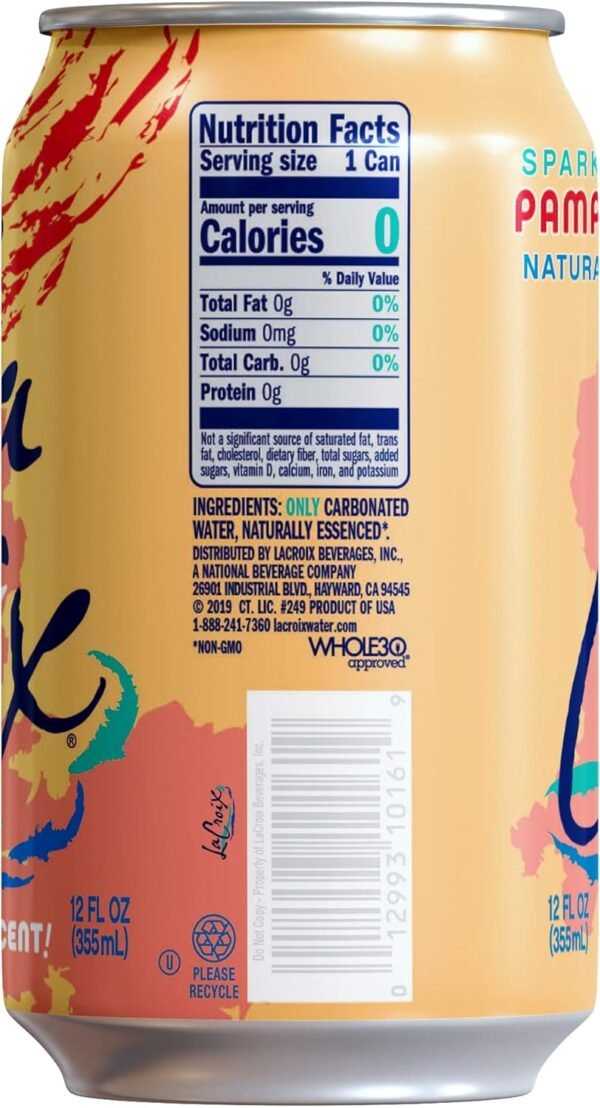 La Croix Sparkling Water, Grapefruit, 12 Fl Oz (Pack of 12)