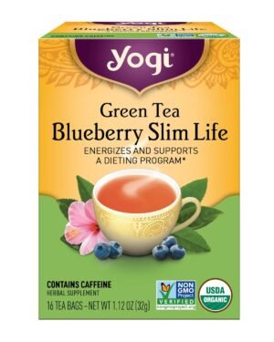 Yogi Green Tea, Blueberry Slim Life, 16 Tea Bags Yogi Green Tea, Blueberry Slim Life, 16 Tea Bags
