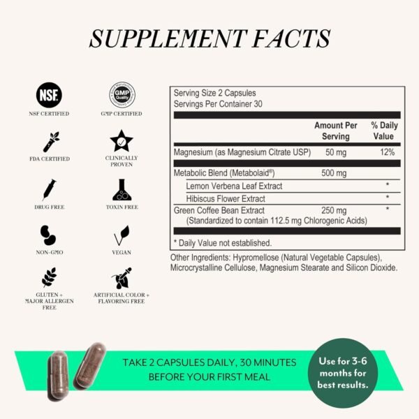 Veracity Metabolism Ignite - Boosts GLP-1 to Reduce Appetite and Cravings for Clinically Proven Weight Loss - Natural GLP-1 & Metabolic Support Supplement - Burns Fat - Side Effect Free - 30 Serving