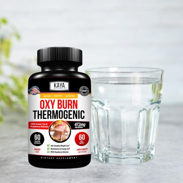 Kaya Naturals Supreme Fat Burner - Weight Loss Pills Women & Men - Appetite Suppressant Supplement - Powerful Thermogenic Diet Pills - Natural Energy Boost Oxy Burn 60 Count