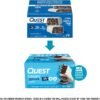 71gAGT4WFnL._AC_SL1500_.jpg Quest Nutrition Crispy Cookies & Cream Hero Protein Bar, 18g Protein, 1g Sugar, 3g Net Carb, Gluten Free, Protein Snack, Keto Friendly, 12 Count