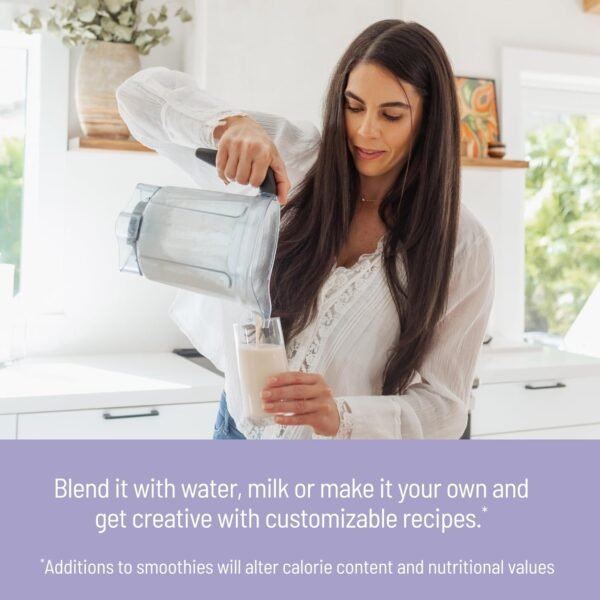 SlimFast High Protein Meal Replacement Powder, 26 Servings, Advanced Nutrition Smoothie Mix with Vitamin and Mineral Blend, Gluten Free, Vanilla Cream, 1.53 Pounds