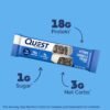 71wzcqLu-AL._AC_SL1500_.jpg Quest Nutrition Crispy Cookies & Cream Hero Protein Bar, 18g Protein, 1g Sugar, 3g Net Carb, Gluten Free, Protein Snack, Keto Friendly, 12 Count