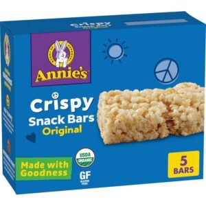 Annie's Organic Original Crispy Snack Bars, Gluten Free, 3.9 oz, 5 ct.