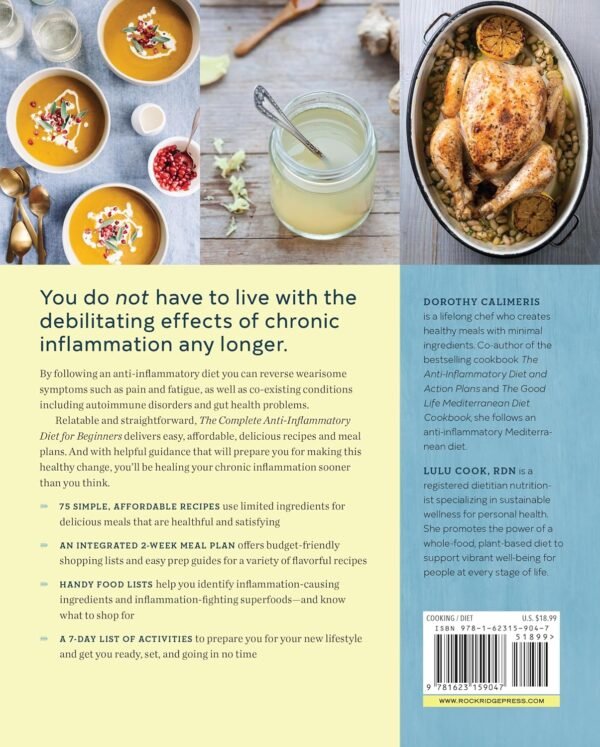 818UTEKnmUL._SL1500_.jpg The Complete Anti-Inflammatory Diet for Beginners: A No-Stress Meal Plan with Easy Recipes to Heal the Immune System
