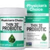 Physician's CHOICE Probiotics for Weight Management & Bloating - 6 Physician's CHOICE Probiotics for Weight Management & Bloating - 6 Probiotic Strains - Prebiotics - Key ingredient Cayenne - Supports Gut Health - Weight Management for Women & Men - Green Tea - 30 CT