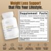 GLP-1 Pathway Assistance - Weight Loss Pills for Women & Fat Burner for Men + Appetite Suppressant w/ 5 Ingredients | Diet Supplement Pills | 3rd Party Tested Supplement - 60 Capsules for Adults