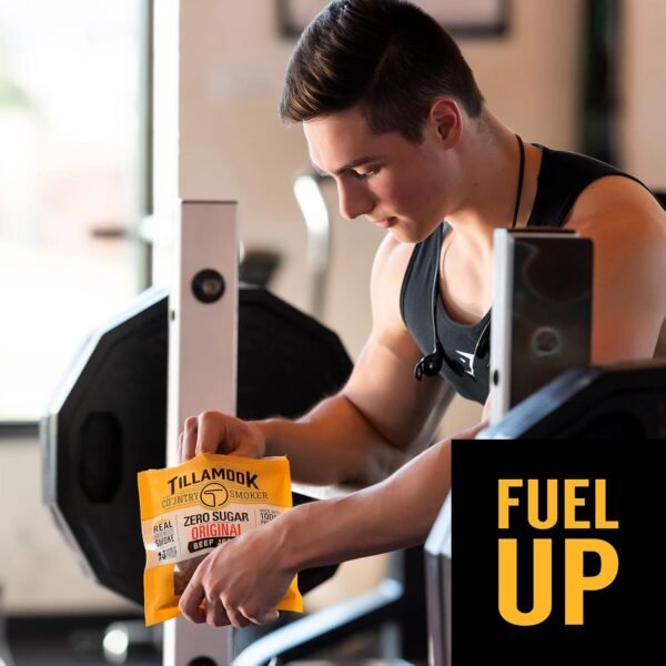 81FUjZu5uDL._SL1500_.jpg Tillamook Country Smoker Keto Friendly Zero Sugar Beef Jerky, Original, 6.5 Ounce